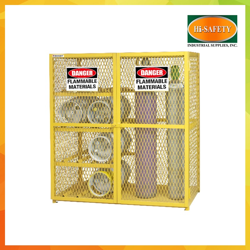 ZOYET GAS CYLINDER STORAGE CAGE – Hi-SAFETY